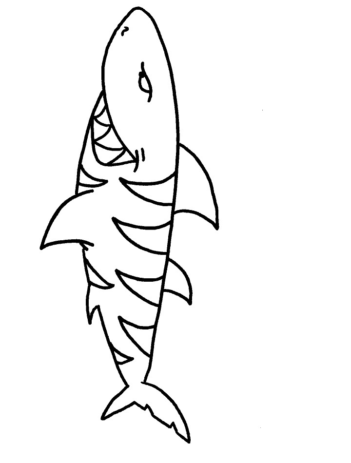 Shark Coloring Pages For Kids
 Shark Coloring Pages and Posters