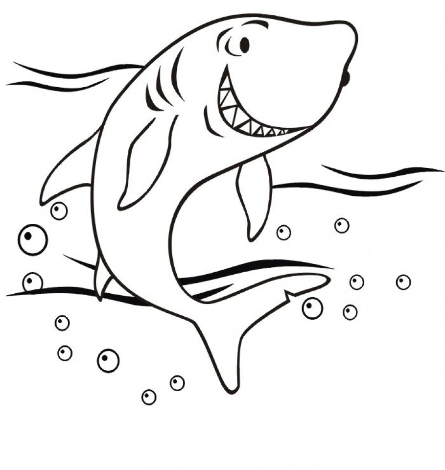 Shark Coloring Pages For Kids
 Get This Baby Shark Coloring Pages