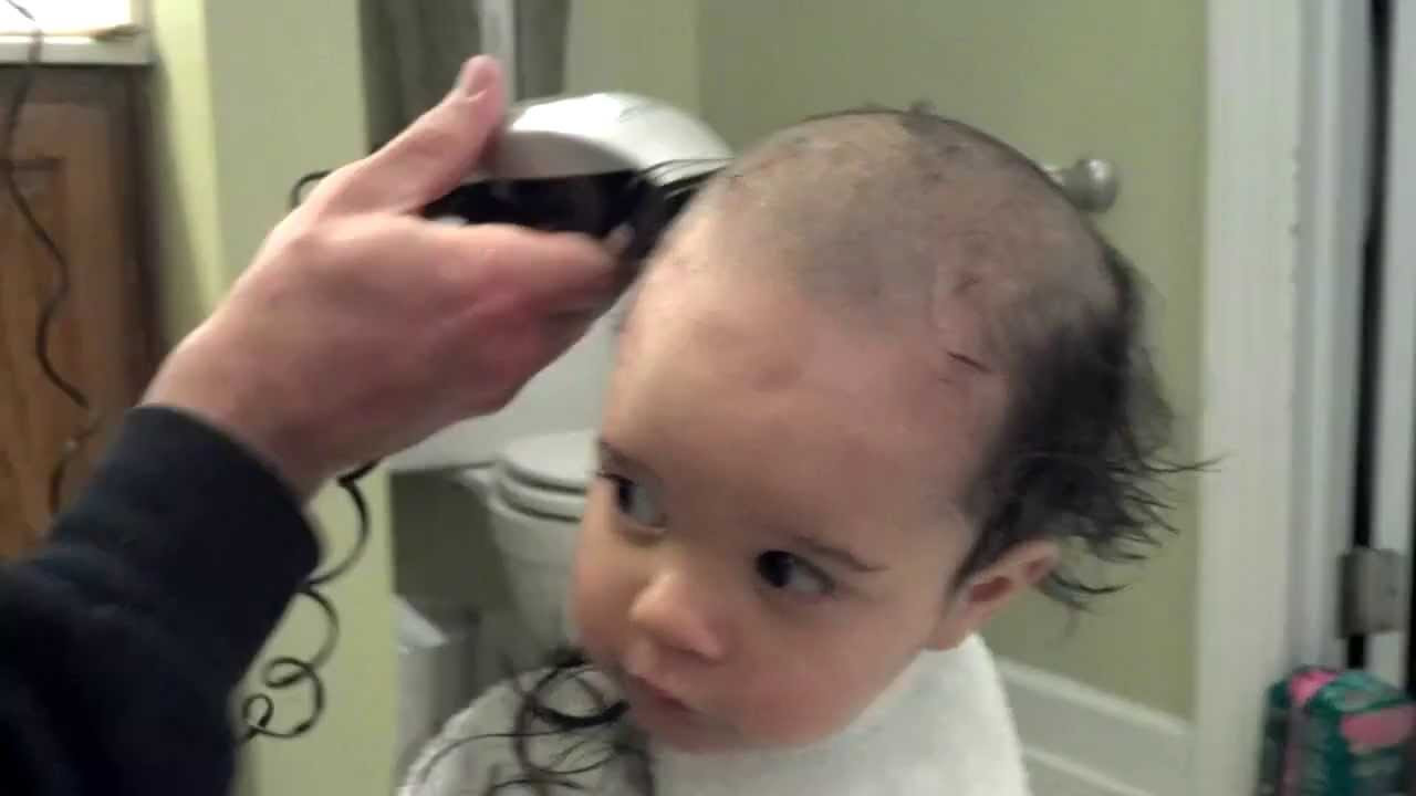 Shaving Baby Hair
 Shaving the Baby s Head