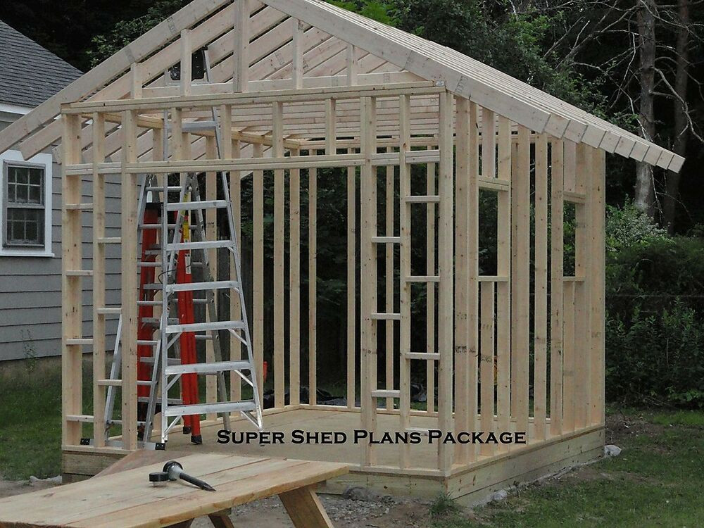 Shed Plans DIY
 Custom Design Shed Plans 6x8 Gable Storage DIY