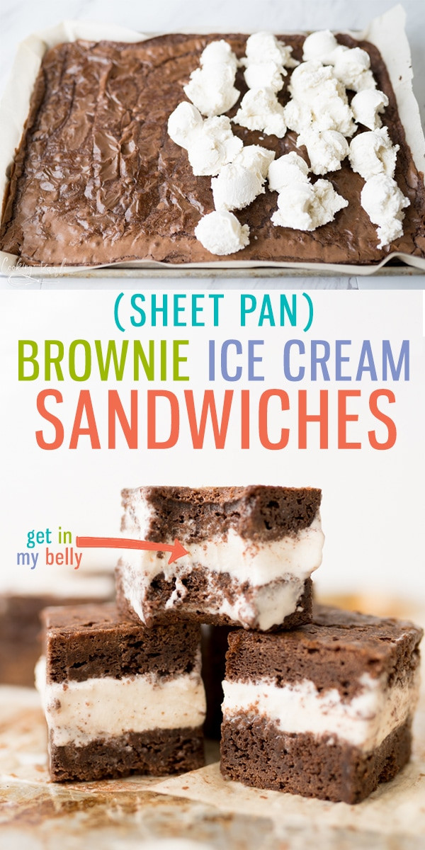 Sheet Pan Brownies From Mix
 Sheet Pan Brownie Ice Cream Sandwiches Cooking With Karli