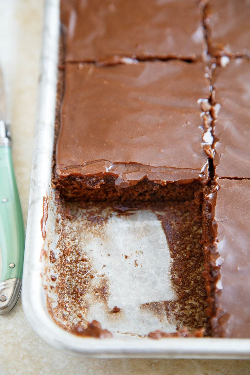 Sheet Pan Cake
 Quarter Sheet Cake Texas Chocolate Sheet Cake