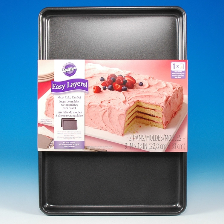 Sheet Pan Cake
 WILTON EASY LAYERS SHEET CAKE PAN SET