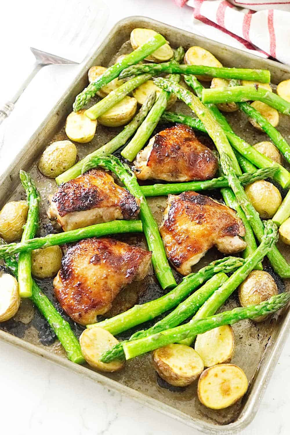 Sheet Pan Chicken Dinners
 Sheet Pan Chicken Dinner with Potatoes and Asparagus