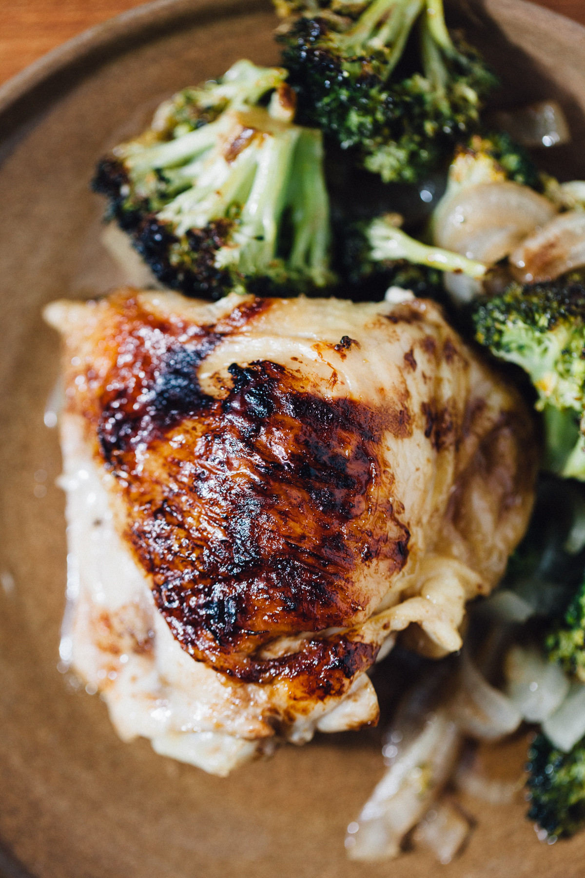 Sheet Pan Chicken Thighs And Broccoli
 e Sheet Pan Balsamic Chicken with Roasted Broccoli