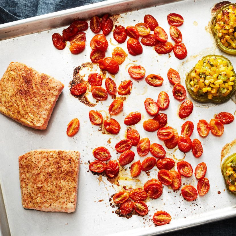 Sheet Pan Dinners Food Network
 Healthy BBQ Salmon Sheet Pan Dinner