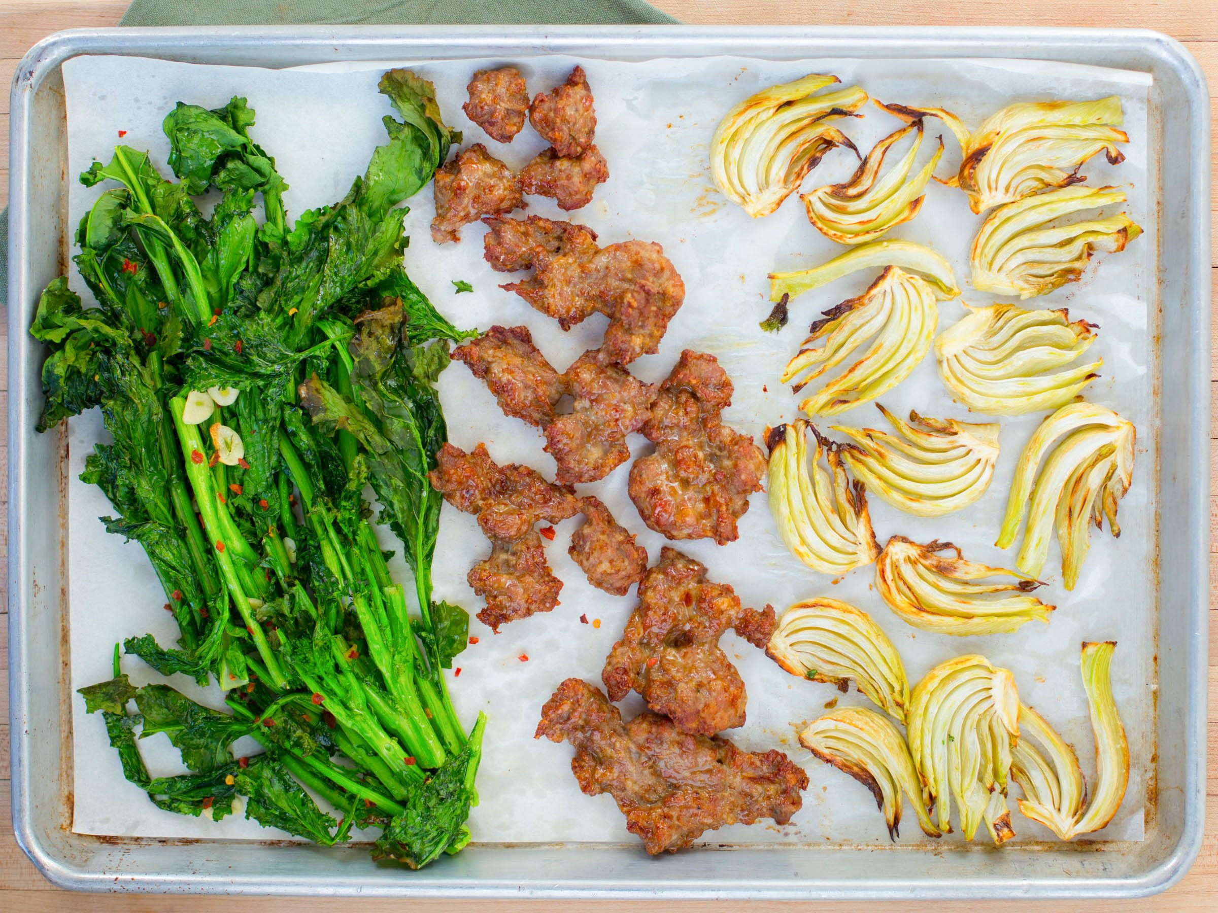 Sheet Pan Dinners Food Network
 Sausage and Broccoli Rabe Sheet Pan Dinner