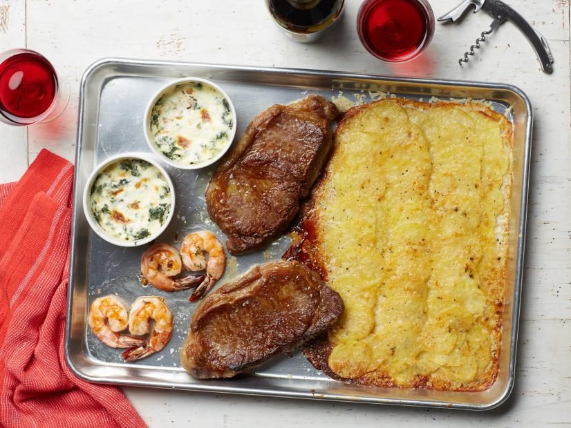 Sheet Pan Dinners Food Network
 Steakhouse Sheet Pan Dinner for Two Recipe