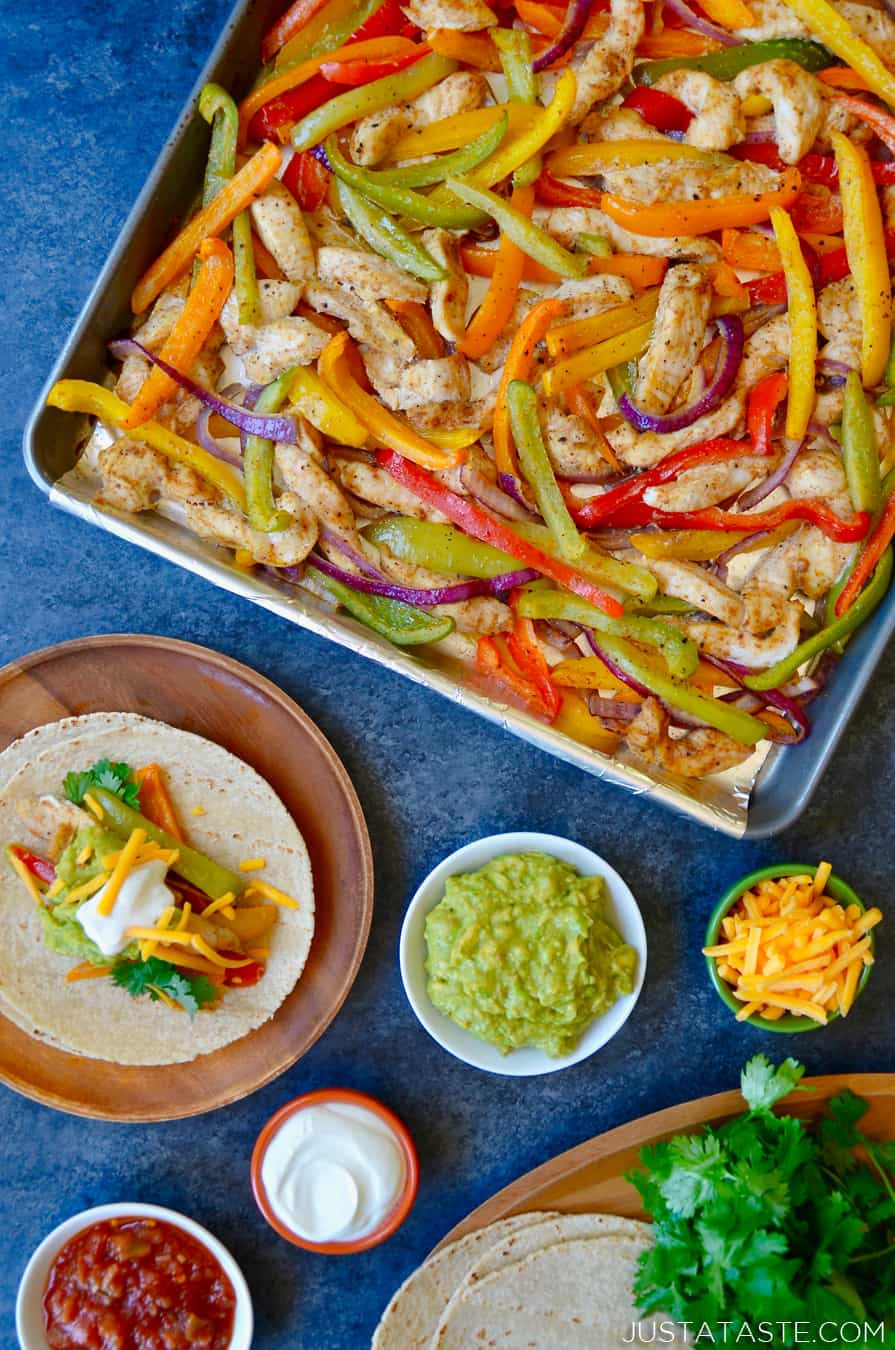 Sheet Pan Fajitas Chicken
 Sheet Pan Chicken Fajitas