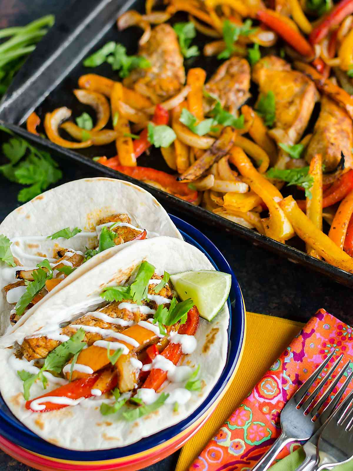 Sheet Pan Fajitas Chicken
 Sheet Pan Chicken Fajitas plus all the tips for perfect