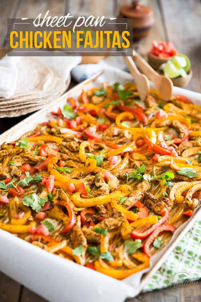 Sheet Pan Fajitas Chicken
 Sheet Pan Chicken Fajitas • The Healthy Foo