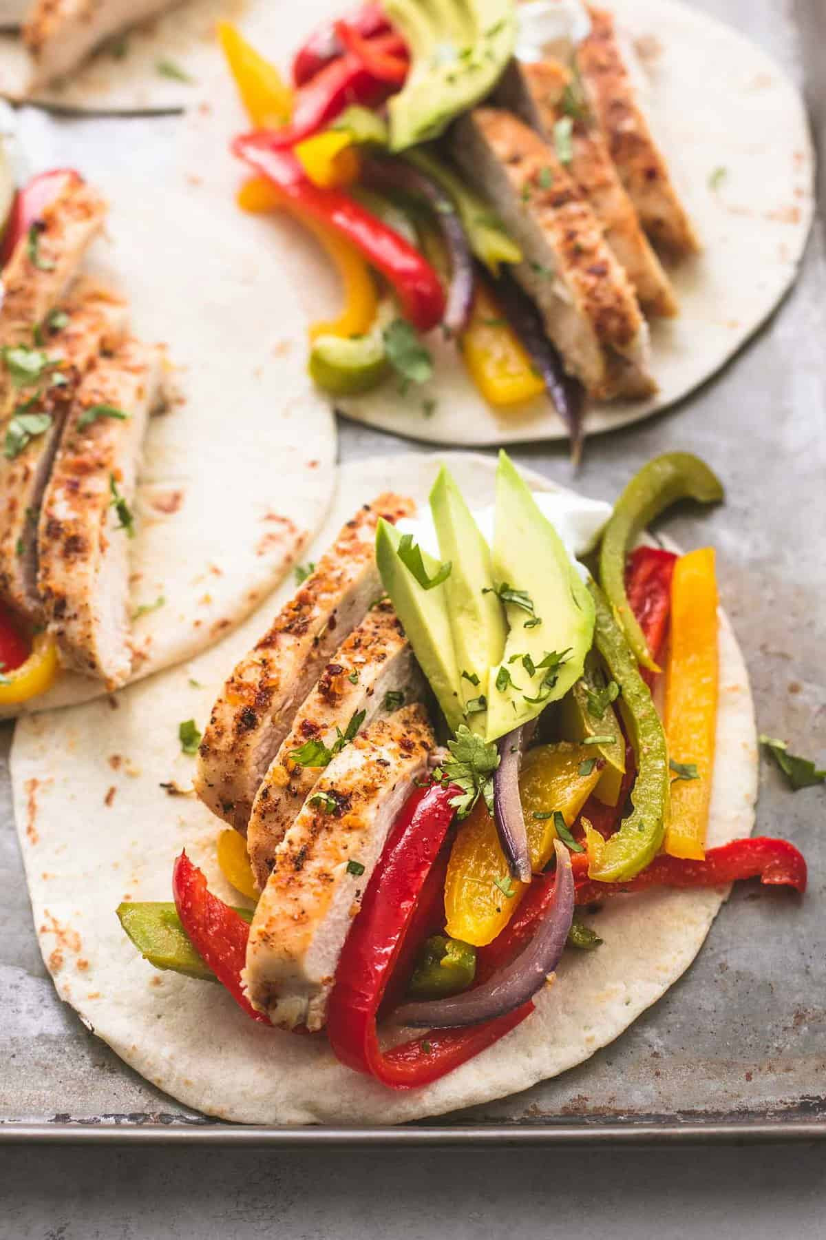 Sheet Pan Fajitas Chicken
 Healthy Sheet Pan Chicken Fajitas