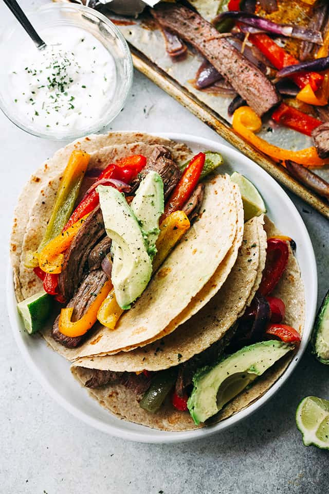 Sheet Pan Flank Steak Fajitas
 Sheet Pan Steak Fajitas Recipe Quick & Easy e Pan