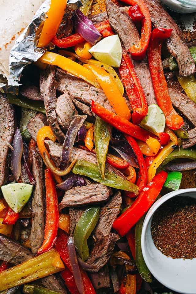 Sheet Pan Flank Steak Fajitas
 Sheet Pan Steak Fajitas Recipe Quick & Easy e Pan