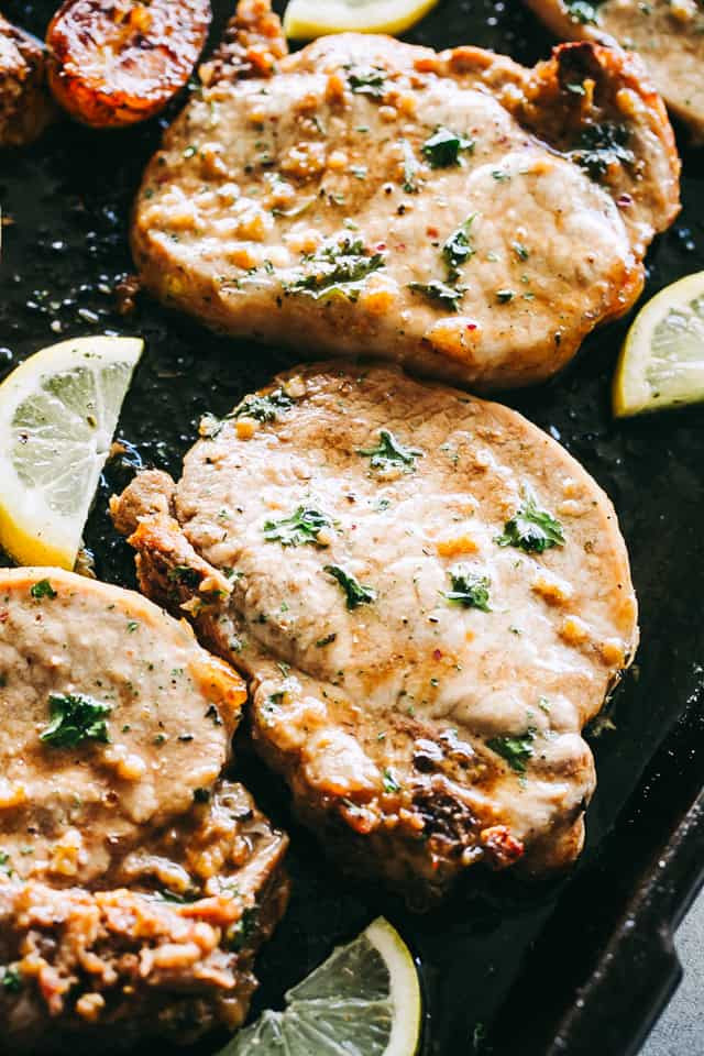 Sheet Pan Pork Chops And Potatoes
 Easy Baked Pork Chops Recipe