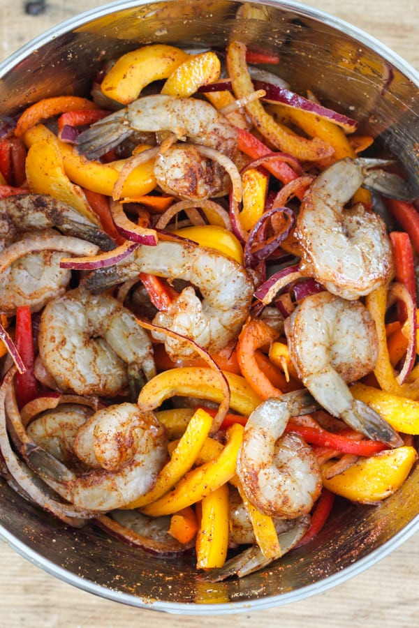 Sheet Pan Shrimp Fajitas
 e Sheet Pan Shrimp Fajitas No 2 Pencil