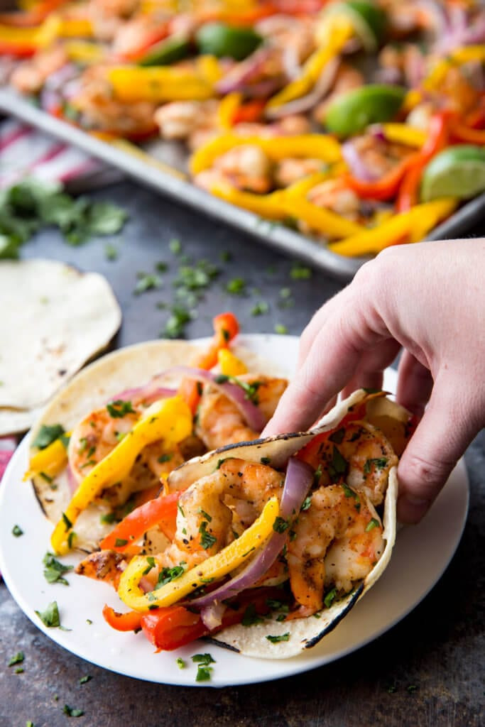 Sheet Pan Shrimp Fajitas
 Sheet Pan Shrimp Fajitas Easy Peasy Meals