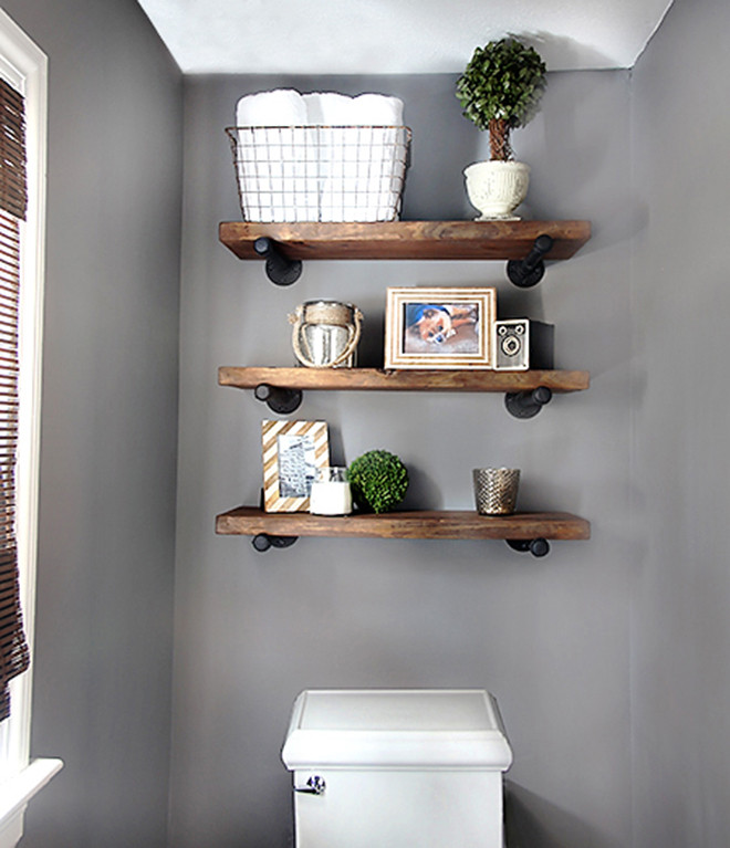 Shelves For Bathroom Wall
 DIY Bathroom Shelves To Increase Your Storage Space