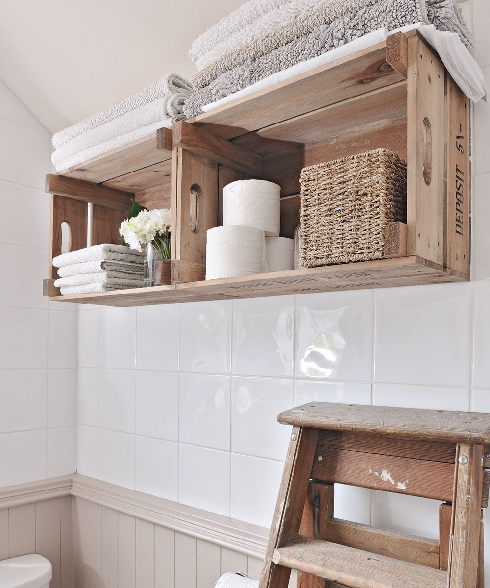 Shelves For Bathroom Wall
 Bathroom shelving ideas – Shelving in the bathroom storage