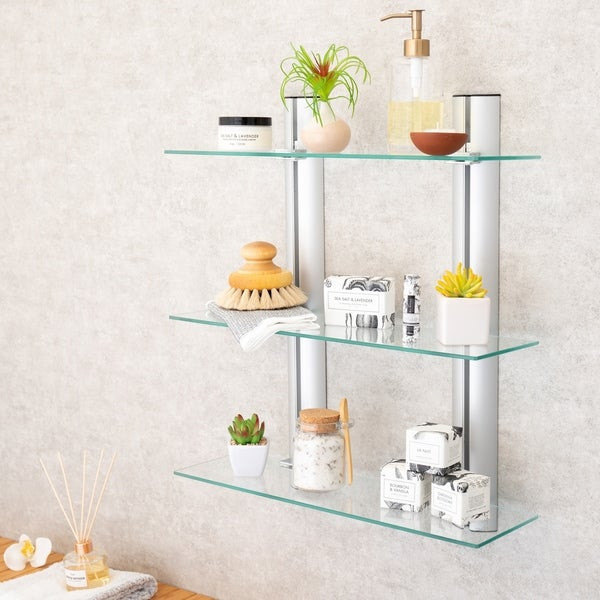 Shelves For Bathroom Wall
 Shop Danya B Bathroom Shelving Unit Decorative Wall