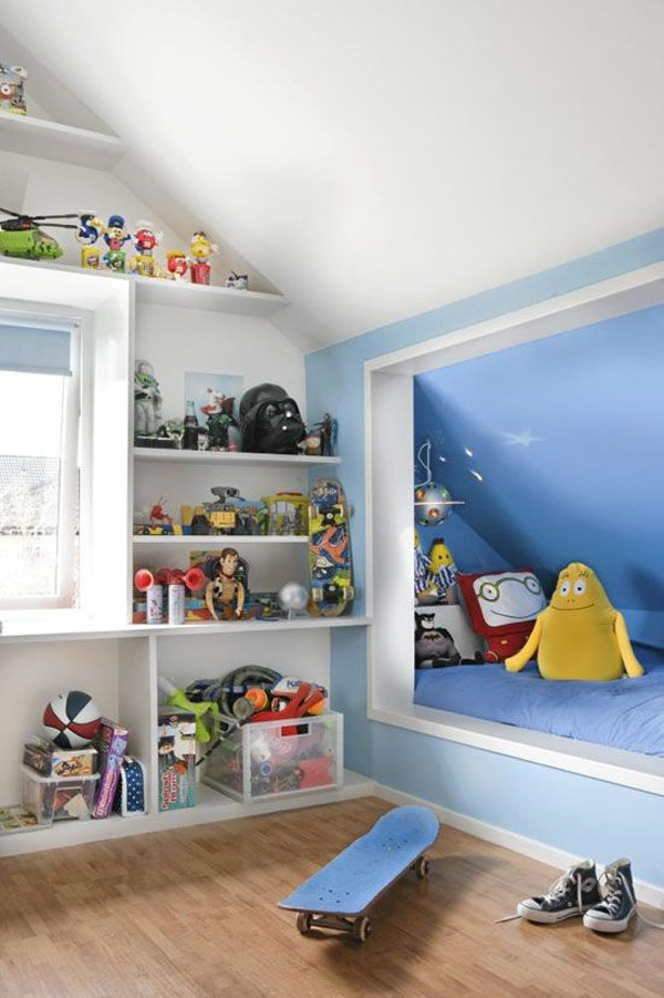 Shelving For Kids Room
 20 Cool And Fun Alcove Beds For Kids