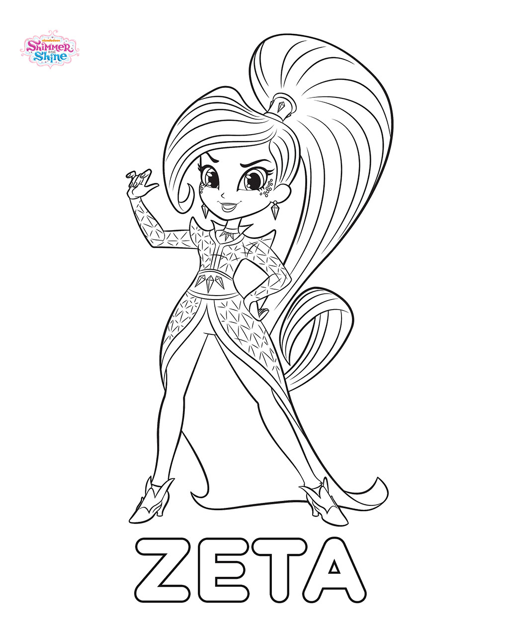 Shimmer And Shine Coloring Pages Printable
 Shimmer and Shine Coloring Pages Best Coloring Pages For