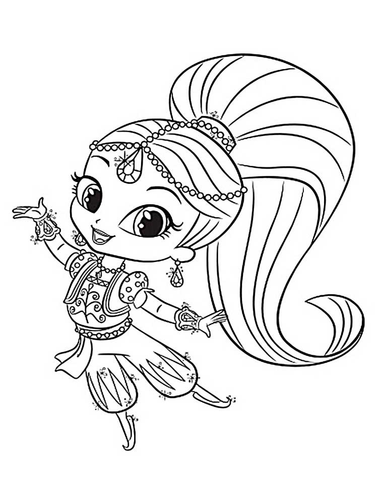 Shimmer And Shine Coloring Pages Printable
 Shimmer and Shine Coloring Pages Best Coloring Pages For