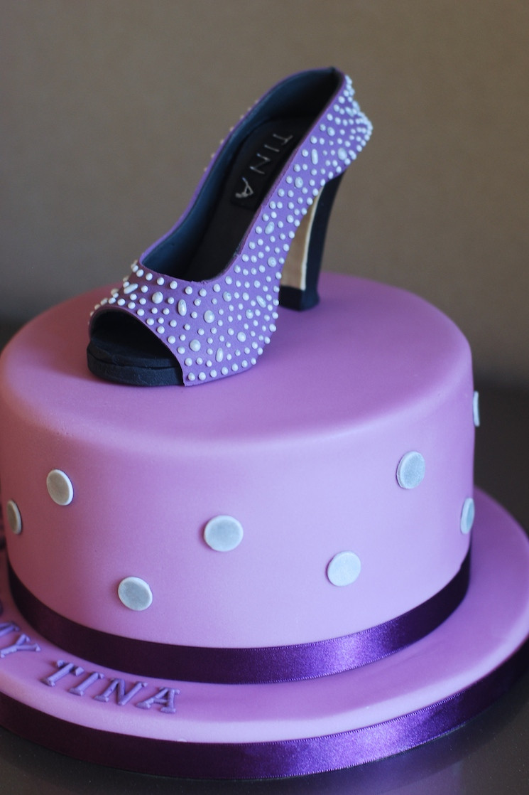 Shoe Birthday Cake
 Shoe Cake Afternoon Crumbs