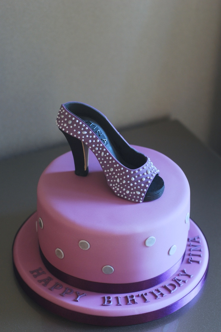 Shoe Birthday Cake
 Shoe Cake Afternoon Crumbs