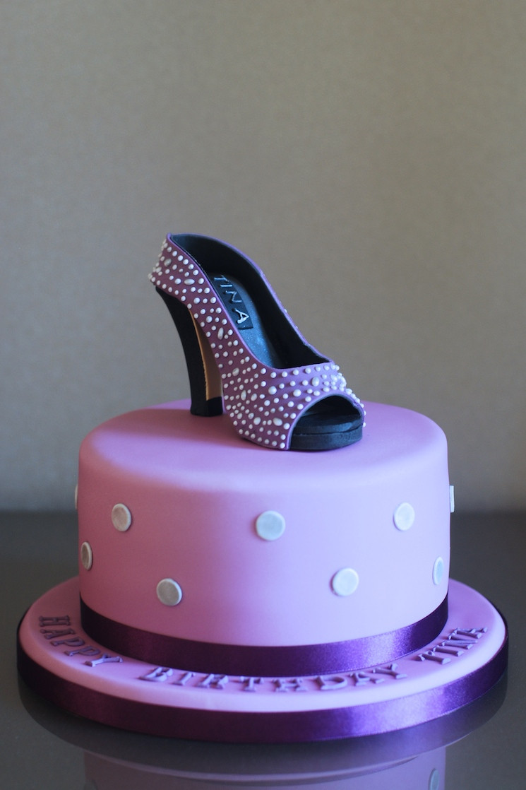 Shoe Birthday Cake
 Shoe Cake Afternoon Crumbs