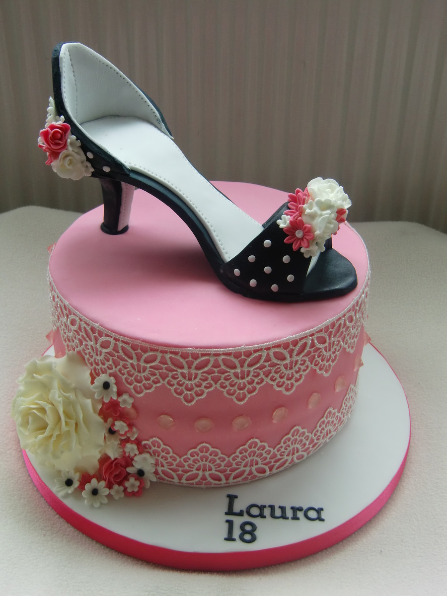 Shoe Birthday Cake
 Shoe Cake CakeCentral