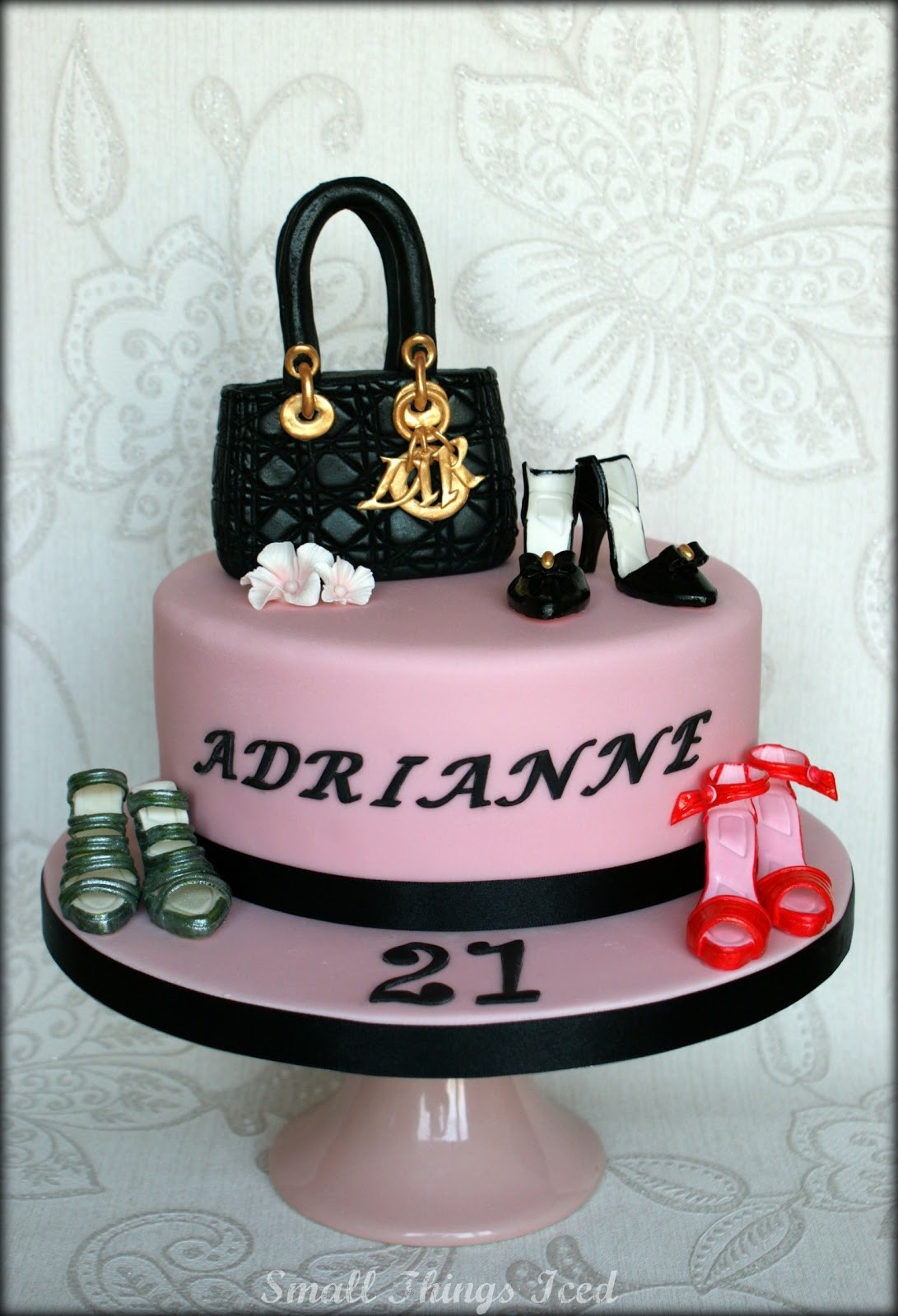 Shoe Birthday Cake
 Small Things Iced Handbag & Shoes Birthday Cake