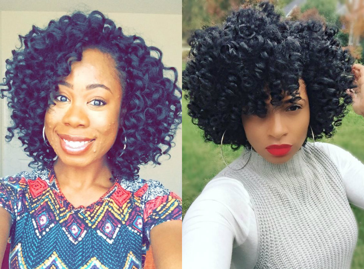 Short Crochet Hairstyle
 Crochet Braids Hairstyles For Lovely Curly Look