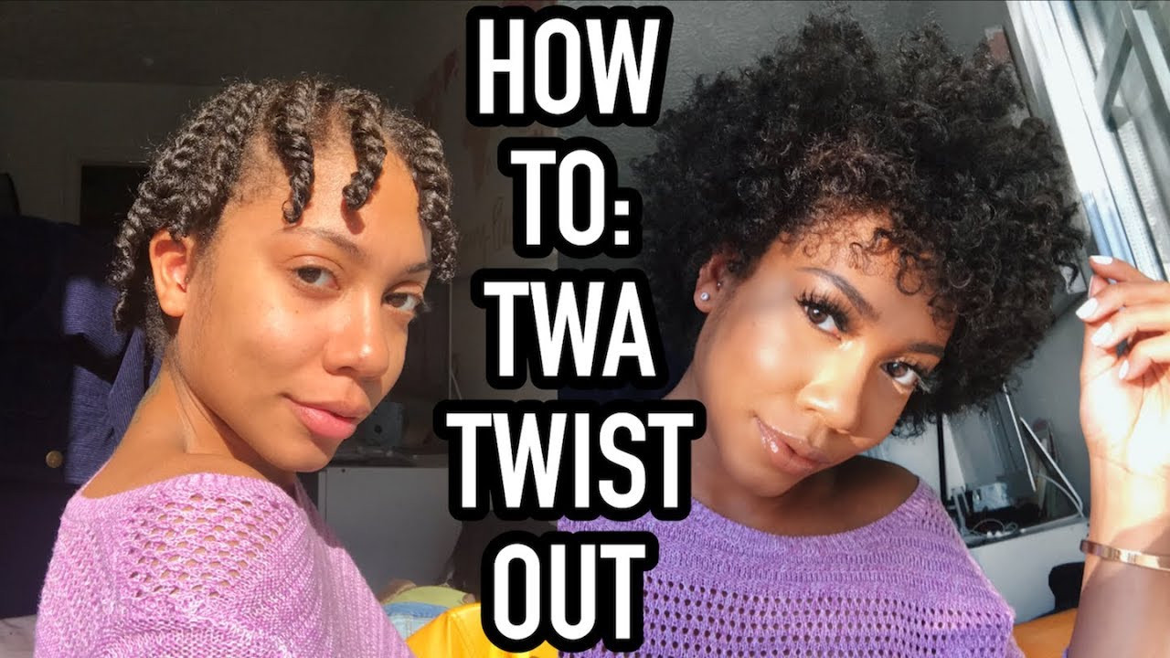 Short Natural Hairstyles Youtube
 TWIST OUT ON SHORT NATURAL HAIR