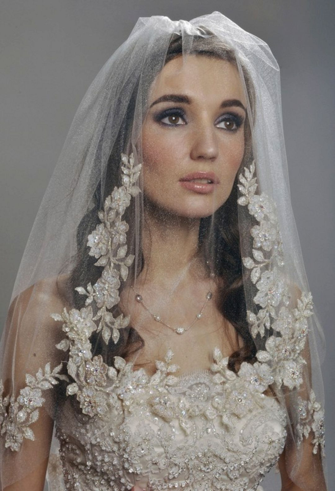 Short Vintage Wedding Veils
 Short Vintage Lace Wedding Veil – OOSILE