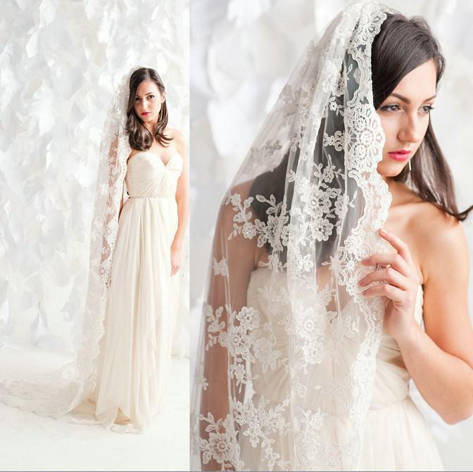 Short Vintage Wedding Veils
 Vintage Bridal VEIL White Ivory Short Tulle Wedding Veil
