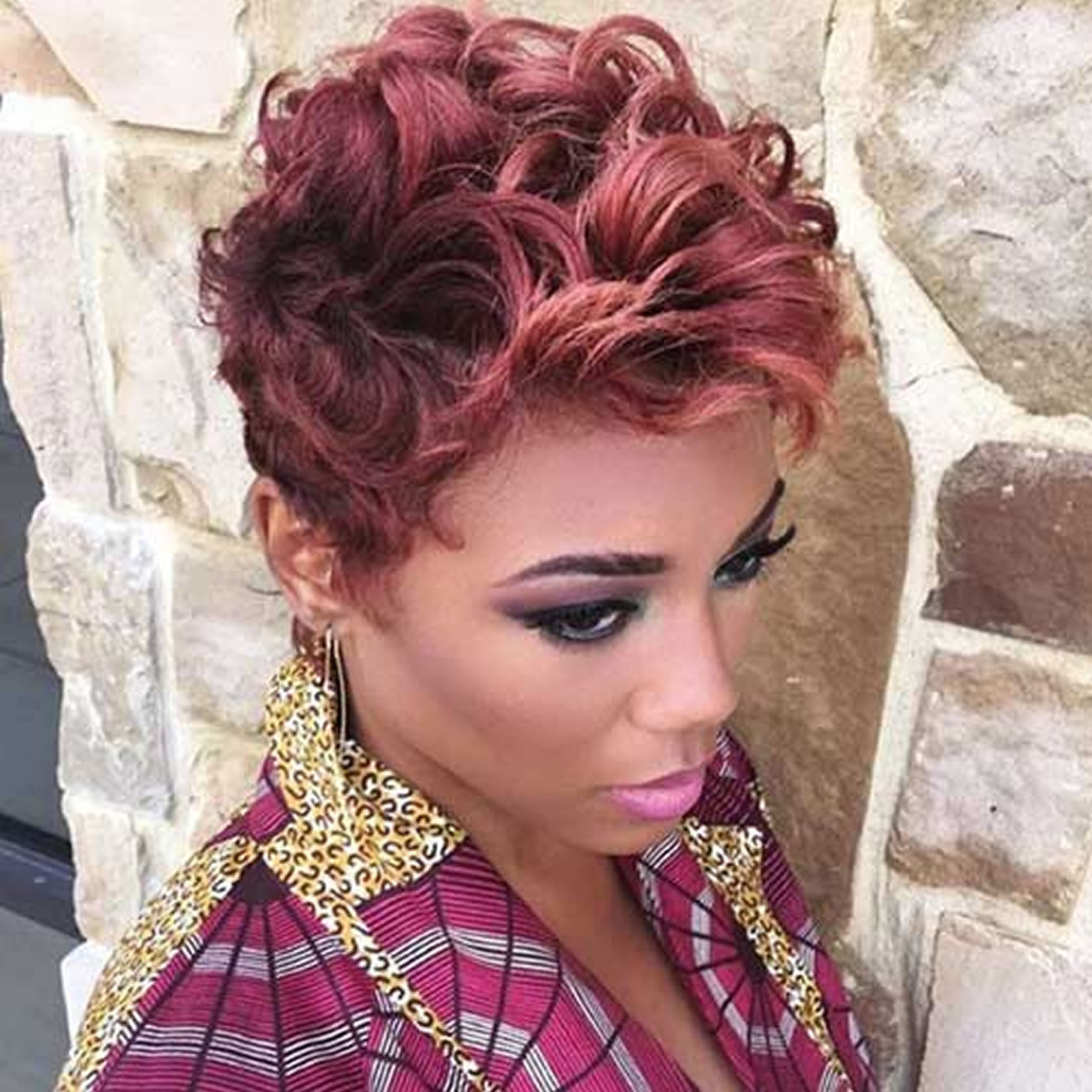 Short Wavy Hairstyles For Black Women
 2018 Short Haircuts for Black Women – 57 Pixie Short Black