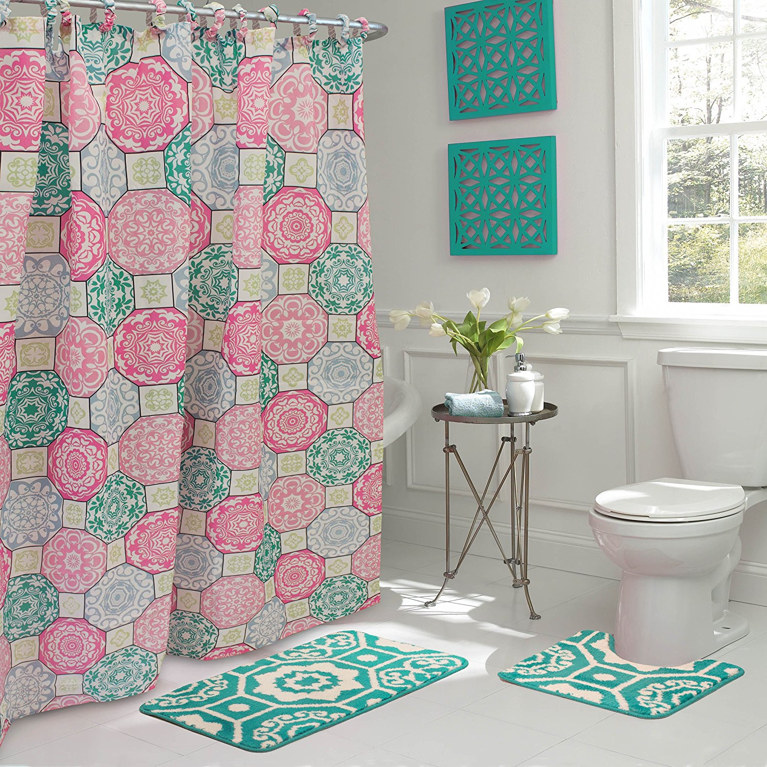 Shower Curtains Bathroom Sets
 Bathroom Sets with Shower Curtain and Rugs Selection