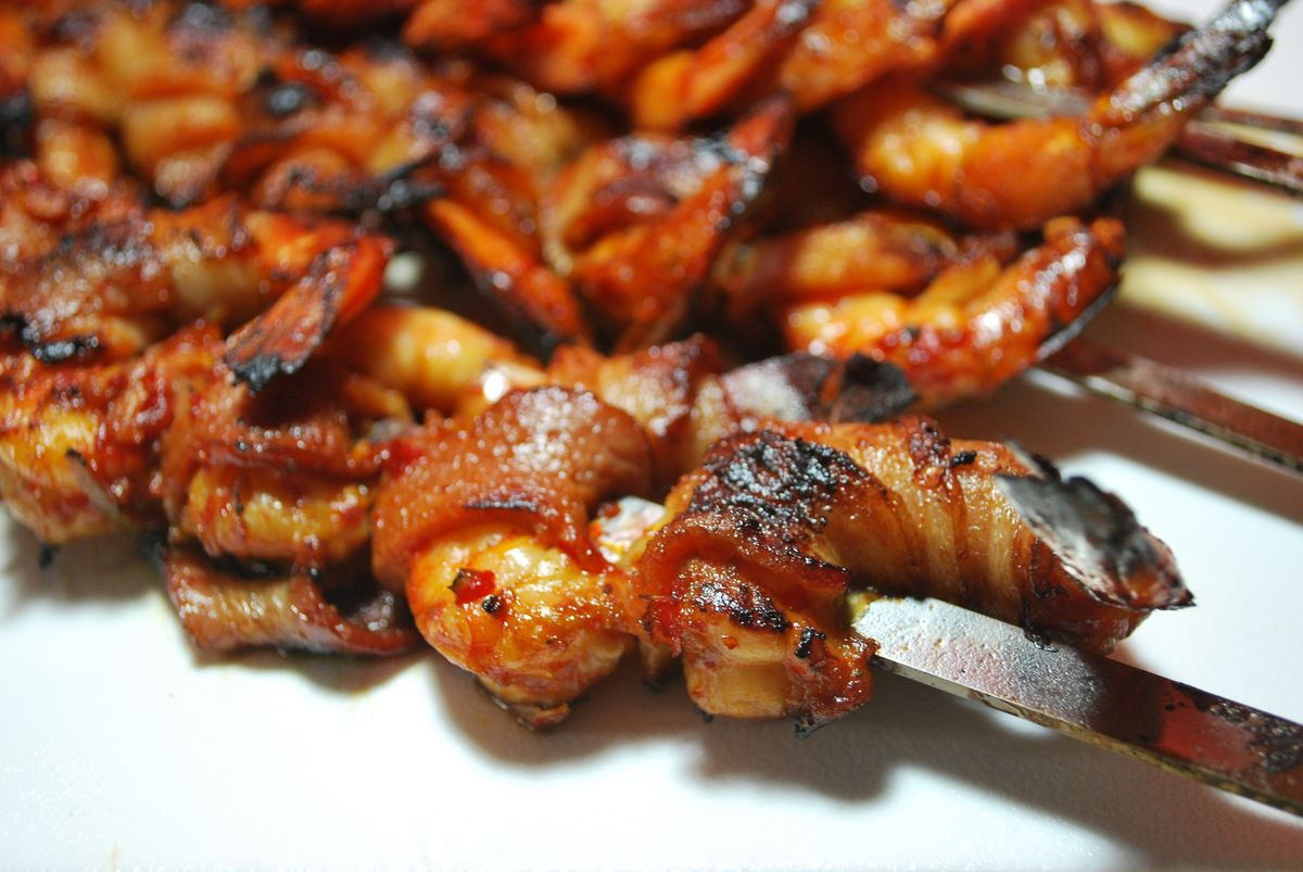 Shrimp And Bacon Recipes
 Grilled Bacon Wrapped Shrimp SavoryReviews