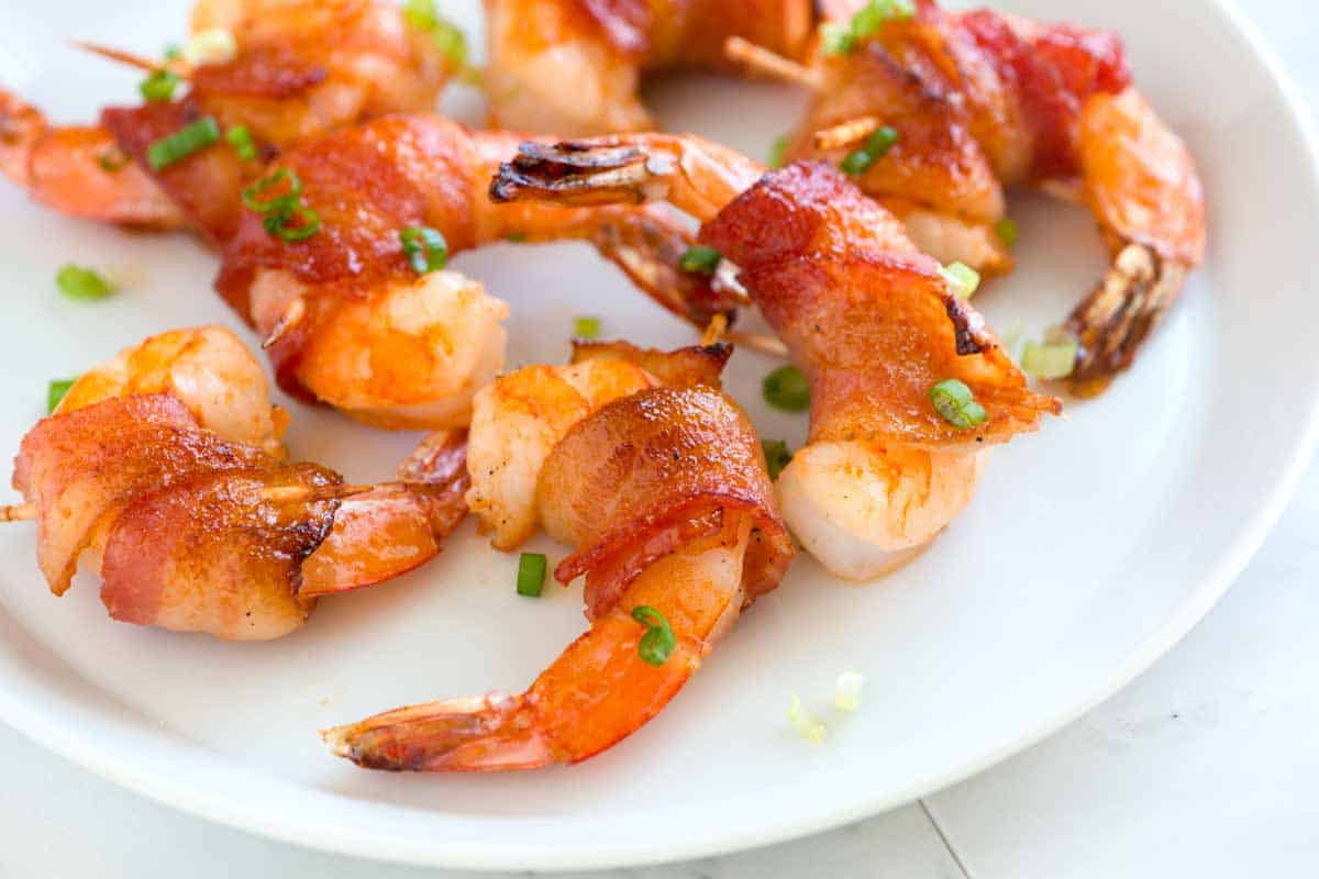 Shrimp And Bacon Recipes
 Spicy Maple Bacon Wrapped Shrimp Recipe