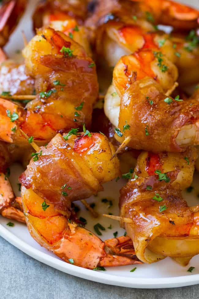 Shrimp And Bacon Recipes
 Sweet and Savory Bacon Wrapped Shrimp