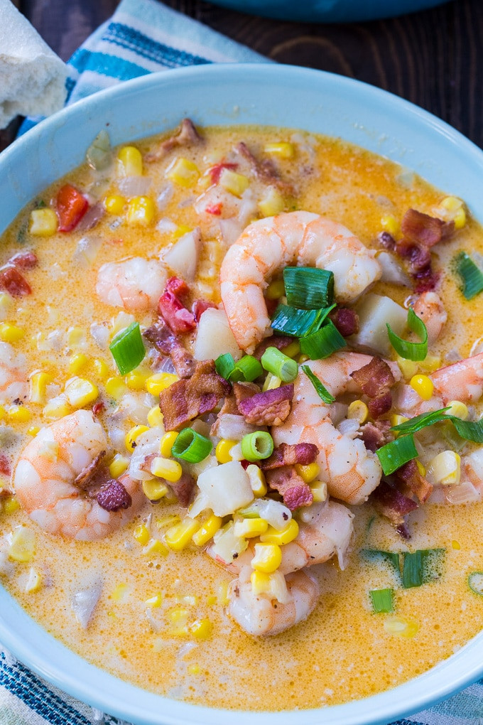 Shrimp And Corn Soup
 Cajun Shrimp and Corn Chowder Spicy Southern Kitchen