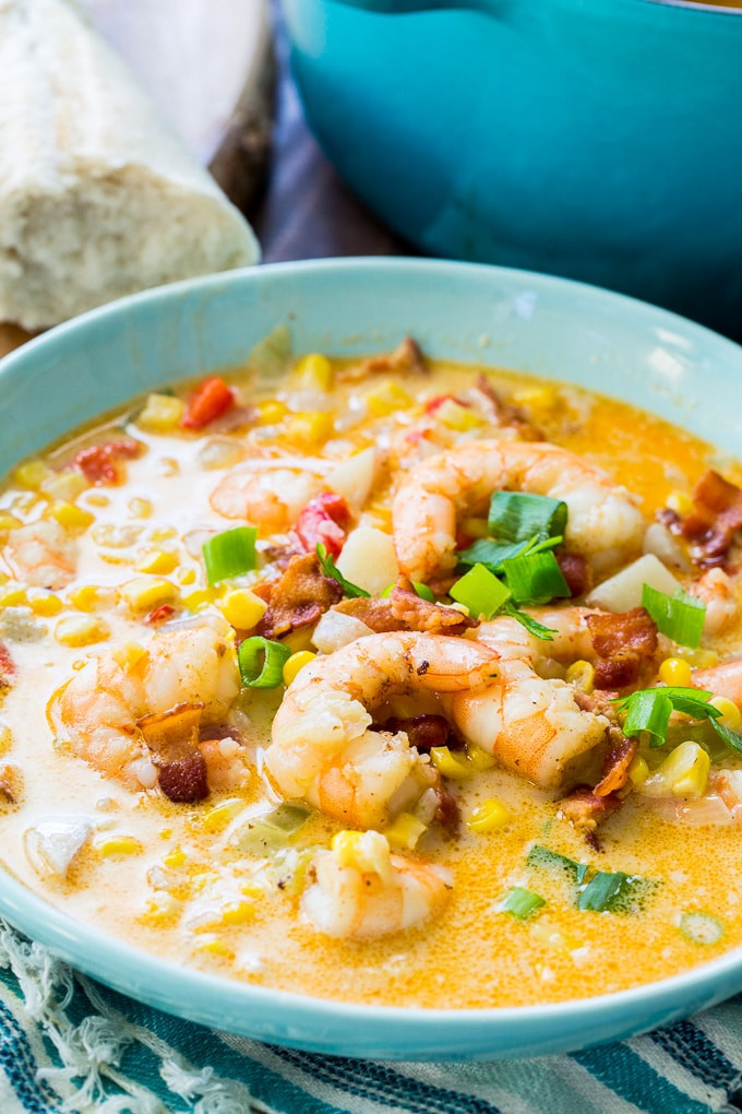 Shrimp And Corn Soup
 Cajun Shrimp and Corn Chowder Spicy Southern Kitchen