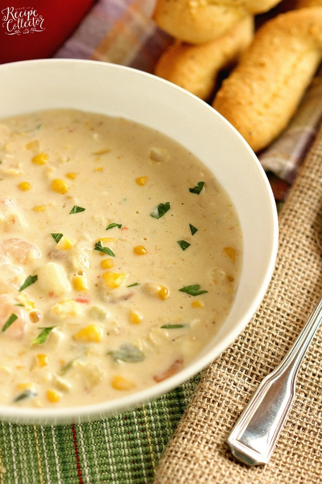 Shrimp And Corn Soup
 Creamy Shrimp & Corn Soup Diary of A Recipe Collector