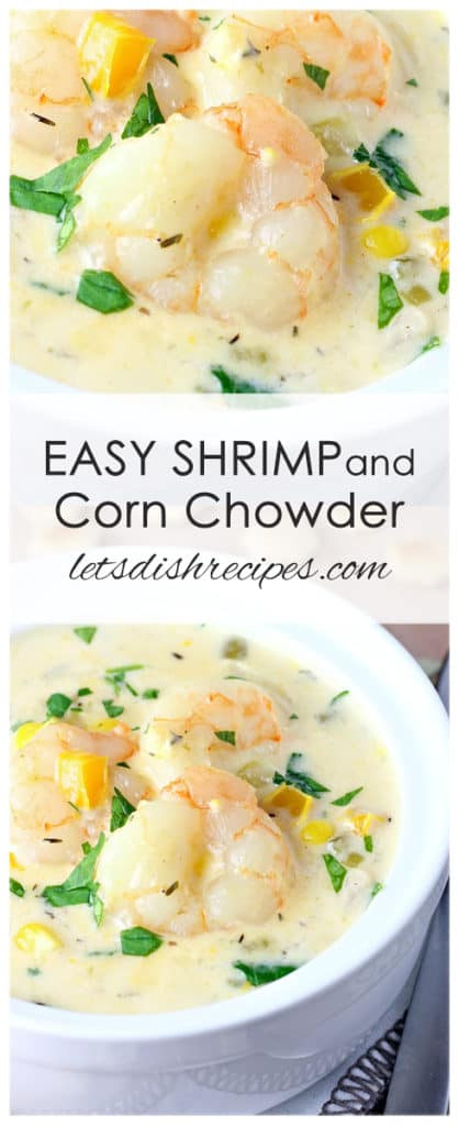 Shrimp And Corn Soup
 Easy Shrimp and Corn Chowder