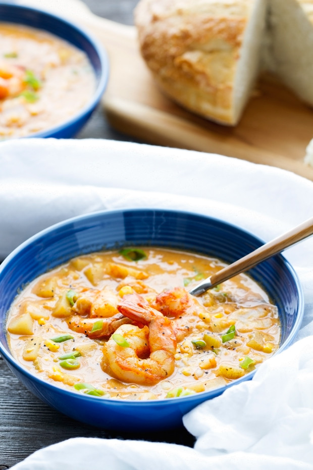 Shrimp And Corn Soup
 Shrimp and Corn Chowder Recipe