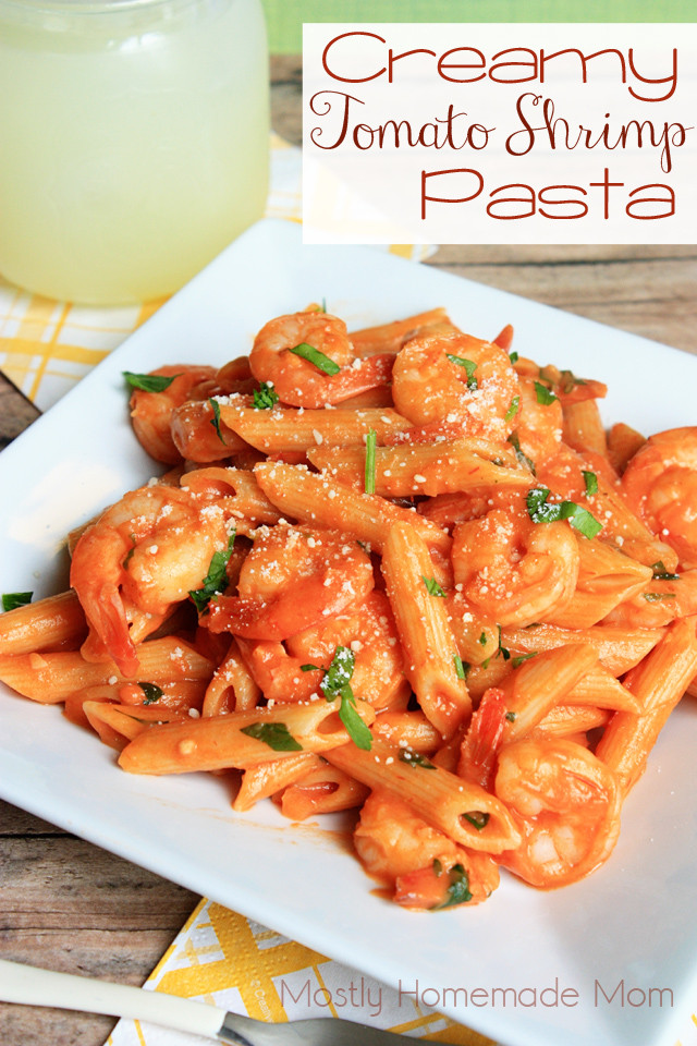 Shrimp And Tomato Pasta
 Creamy Tomato Shrimp Pasta