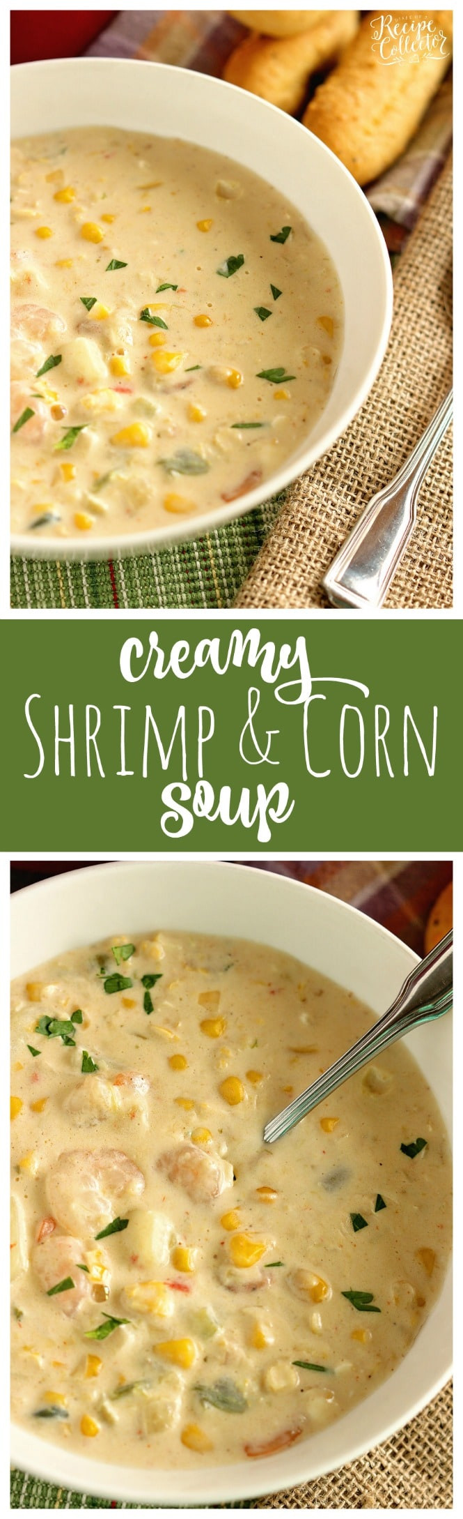Shrimp Corn Soup
 Creamy Shrimp & Corn Soup Diary of A Recipe Collector