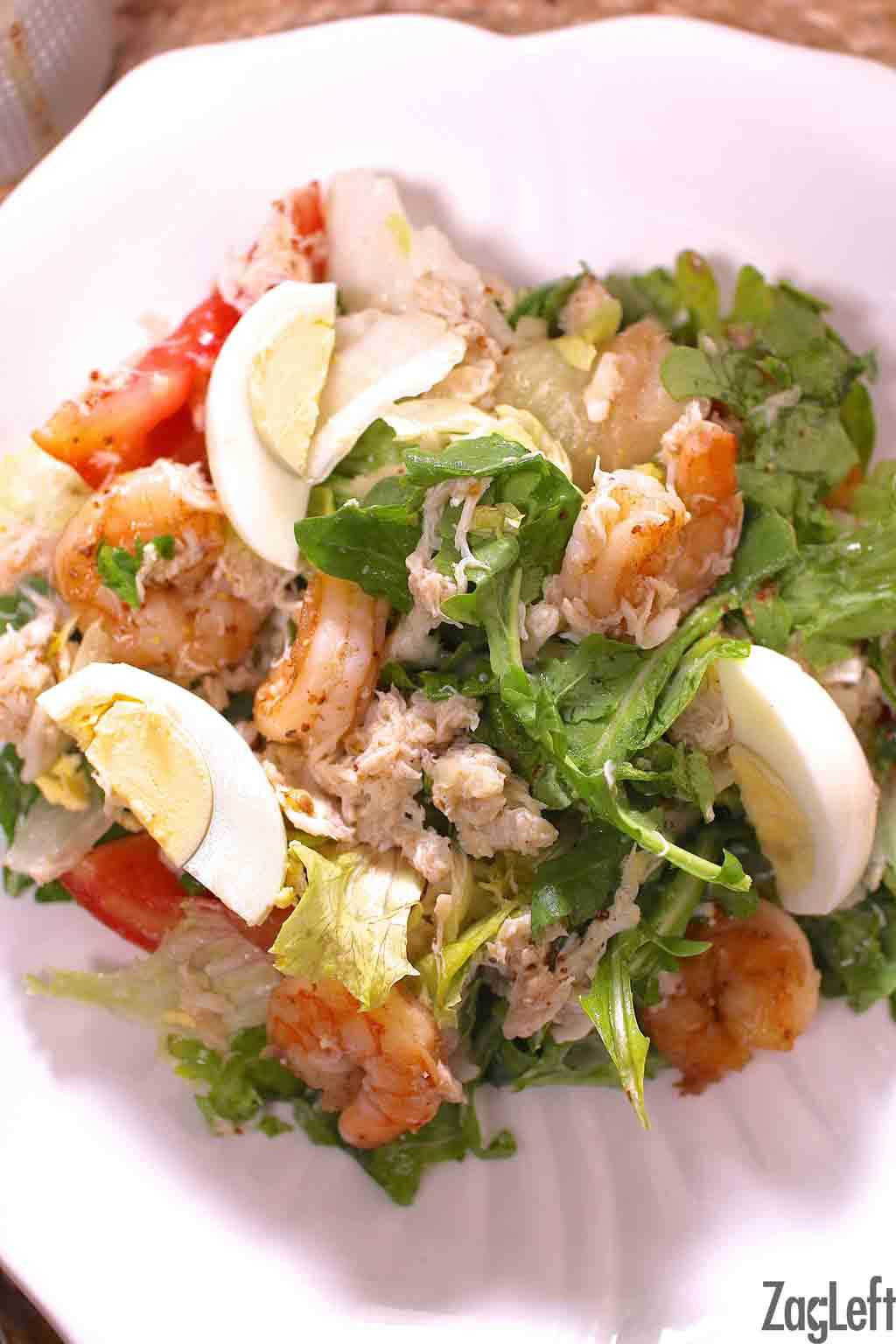 Shrimp Crab Salad
 Shrimp And Crabmeat Salad With Creole Dressing ZagLeft