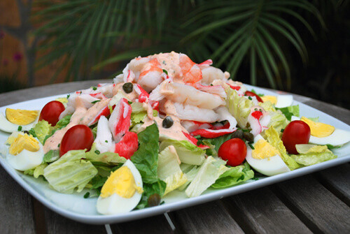 Shrimp Crab Salad
 Shrimp & Crab Louis Salad